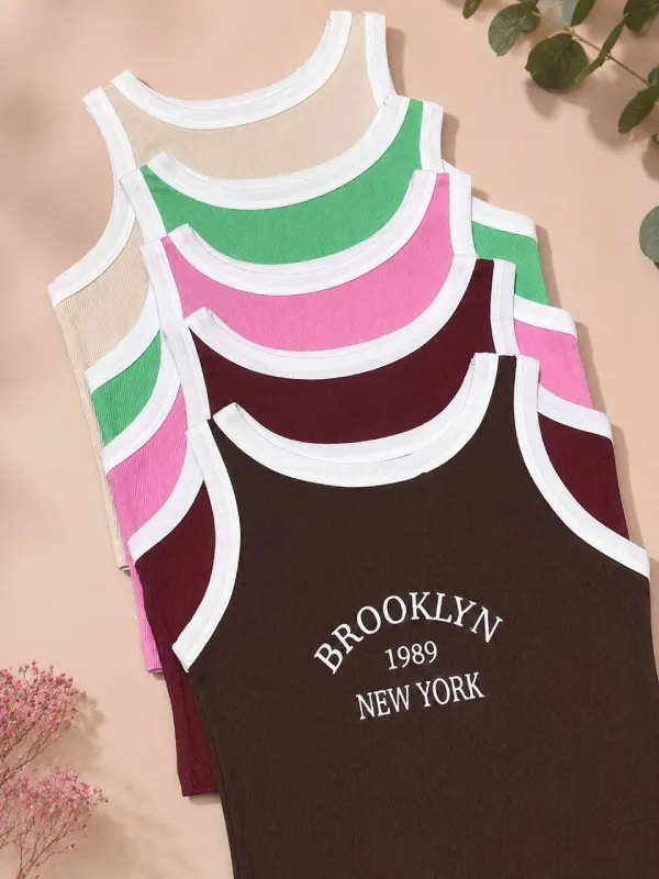 کراپ کبریتی زنانه Brooklyn 1989 مدل رکابی