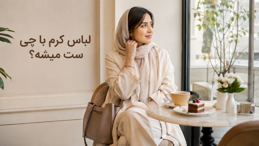 لباس کرم با چه رنگی ست می‌شود؟ ۱۰ ترکیب کاربردی | رینبو شاپ