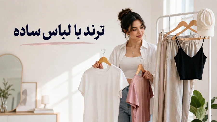 چطور ترندهای روز را با لباس‌های ساده کمدمان اجرا کنیم؟ | رینبو شاپ